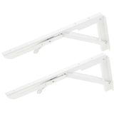 Max Folding Movable Triangle Shelf Bracket K Type Spring Steel Bracket  14inch