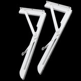 Max Folding Movable Triangle Shelf Bracket K Type Spring Steel Bracket  14inch