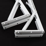 Max Folding Movable Triangle Shelf Bracket K Type Spring Steel Bracket  14inch