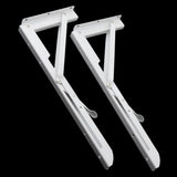 Max Folding Movable Triangle Shelf Bracket K Type Spring Steel Bracket  14inch
