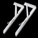 Max Folding Movable Triangle Shelf Bracket K Type Spring Steel Bracket  14inch