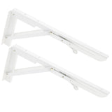 Max Folding Movable Triangle Shelf Bracket K Type Spring Steel Bracket  14inch