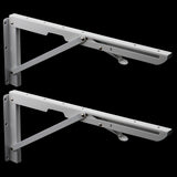 Max Folding Movable Triangle Shelf Bracket K Type Spring Steel Bracket  16inch