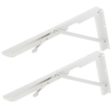 Max Folding Movable Triangle Shelf Bracket K Type Spring Steel Bracket  16inch