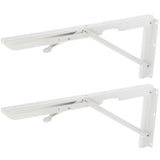 Max Folding Movable Triangle Shelf Bracket K Type Spring Steel Bracket  16inch