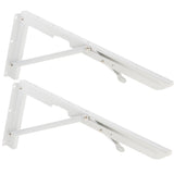 Max Folding Movable Triangle Shelf Bracket K Type Spring Steel Bracket  16inch