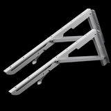 Max Folding Movable Triangle Shelf Bracket K Type Spring Steel Bracket  16inch