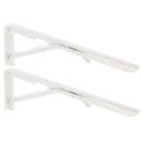 Max Folding Movable Triangle Shelf Bracket K Type Spring Steel Bracket  18inch