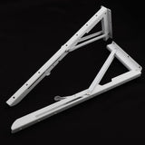 Max Folding Movable Triangle Shelf Bracket K Type Spring Steel Bracket  18inch