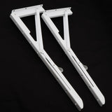 Max Folding Movable Triangle Shelf Bracket K Type Spring Steel Bracket  18inch