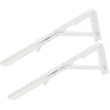 Max Folding Movable Triangle Shelf Bracket K Type Spring Steel Bracket  18inch