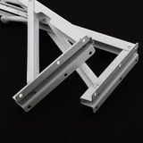 Max Folding Movable Triangle Shelf Bracket K Type Spring Steel Bracket  18inch