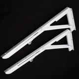 Max Folding Movable Triangle Shelf Bracket K Type Spring Steel Bracket  18inch