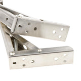 Maxbell  2 Pieces Folding Movable Triangle Shelving Bracket Spring Bracket 8 Inch