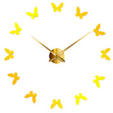 Max Large Number Acrylic Mirror Wall Clock DIY Sticker Clock  1