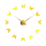 Max Large Number Acrylic Mirror Wall Clock DIY Sticker Clock  1