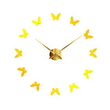 Max Large Number Acrylic Mirror Wall Clock DIY Sticker Clock  1