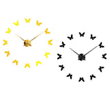 Max Large Number Acrylic Mirror Wall Clock DIY Sticker Clock  1