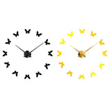 Max Large Number Acrylic Mirror Wall Clock DIY Sticker Clock  1