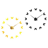 Max Large Number Acrylic Mirror Wall Clock DIY Sticker Clock  1