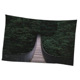 Max Forest Bridge Wall Tapestry Hang Wall Blanke Printing Decor 200x150cm