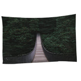Max Forest Bridge Wall Tapestry Hang Wall Blanke Printing Decor 200x150cm