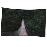 Max Forest Bridge Wall Tapestry Hang Wall Blanke Printing Decor 200x150cm