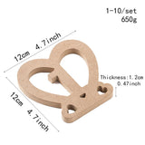 Max Wooden Table Numbers,1-10 Wedding Table Numbers for Wedding,Party Decoration