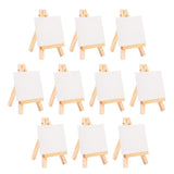 Max 10pcs Mini Wood Display Easel, Wedding Place Name Holder Menu Board
