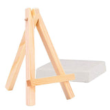 Max 10pcs Mini Wood Display Easel, Wedding Place Name Holder Menu Board