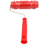 Max 7-Inch Assorted Embossed Pattern Painting Roller with Plastic Handle  Big Flower