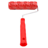 Max 7-Inch Assorted Embossed Pattern Painting Roller with Plastic Handle  Small Flower