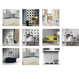 Maxbell 20x20cm Self Adhesive Wall Stickers Decal Tile Home Kitchen Decor Style 01