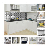 Maxbell 20x20cm Self Adhesive Wall Stickers Decal Tile Home Kitchen Decor Style 01