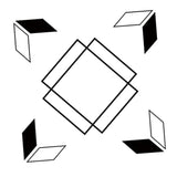 Maxbell 20x20cm Self Adhesive Wall Stickers Decal Tile Home Kitchen Decor Style 04