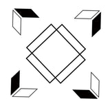 Maxbell 20x20cm Self Adhesive Wall Stickers Decal Tile Home Kitchen Decor Style 04