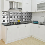 Maxbell 20x20cm Self Adhesive Wall Stickers Decal Tile Home Kitchen Decor Style 08