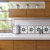 Maxbell 20x20cm Self Adhesive Wall Stickers Decal Tile Home Kitchen Decor Style 08