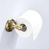 Maxbell Bathroom Paper Dispenser Roll Toilet Paper Tissue Towel Holder Bar Bronze