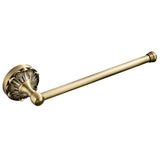 Maxbell Antique Bronze Brass Carved Wall Mounted Towel Rack Bathroom Accessories