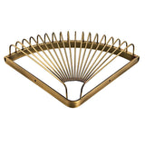 Maxbell Wall Mount Bathroom Hardware Storge Brass Basket Bronze