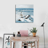 Maxbell Background Wall Art Painting Picture for Home Modern Decoration 02 35x35cm