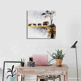 Maxbell Background Wall Art Painting Picture for Home Modern Decoration 03 35x35cm