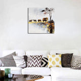 Maxbell Background Wall Art Painting Picture for Home Modern Decoration 03 35x35cm