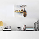 Maxbell Background Wall Art Painting Picture for Home Modern Decoration 03 35x35cm