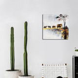 Maxbell Background Wall Art Painting Picture for Home Modern Decoration 03 35x35cm