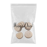 Maxbell 10pcs Unfinished Natural Wood Slices Circles with Tree Bark Wedding Ornament