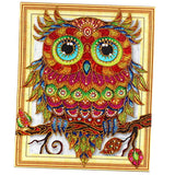 Maxbell 5D DIY Diamond Painting Horse Cross Stitch Embroidery Picture H Owl-30X40CM