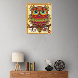 Maxbell 5D DIY Diamond Painting Horse Cross Stitch Embroidery Picture H Owl-30X40CM