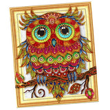 Maxbell 5D DIY Diamond Painting Horse Cross Stitch Embroidery Picture H Owl-30X40CM